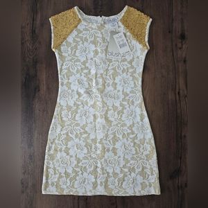 Blush by Us Angels Gold Dress